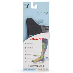 Термошкарпетки Accapi Ski Touch 42-44 Чорний-Червоний - мініатюра 2