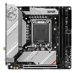 Материнская плата MSI MPG B760I EDGE WIFI (MPG B760I EDGE WIFI) (Socket 1700, Intel B760, Mini-ITX) Б/у