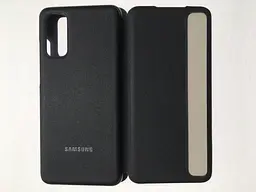 Оригінальний чохол-книжка S-View Clear View Cover EF-ZG980CBEGRU для Samsung Galaxy S20 5G Чорний - мініатюра 8