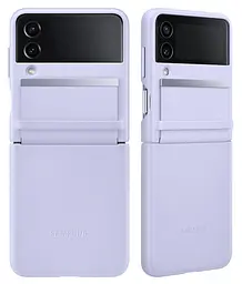 Чохол шкіряний оригінальний Leather Cover EF-VF721LLEGUA для Samsung Galaxy Z Flip4 Lavender