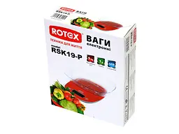 Ваги кухонні Rotex RSK19-P - мініатюра 6