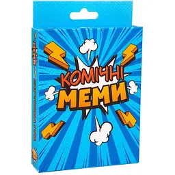 Настільна гра Strateg "Комічні Меми" українською мовою (30317)