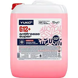 Антифриз YUKO -32° C Super G12+ червоний 10л 4823110405611 - мініатюра 2