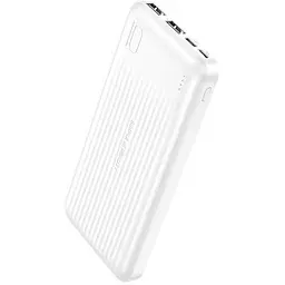Зовнішній акумулятор (павербанк) XO PB301 10000 mAh White