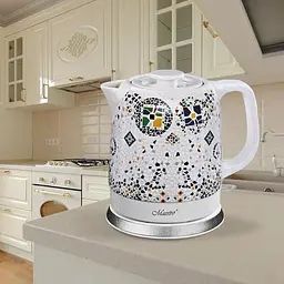 Електрочайник дисковий керамічний Maestro Mr-068 Білий - мініатюра 4