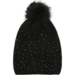 Шапка CMP Woman Knitted Hat with Pompom Black (1097-5505402-U901 UNI)