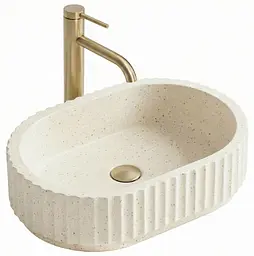 Умивальник Rea Margaret накладний 48.5x35.5 см beige matt REA-U7343