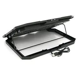Охолоджувальна підставка для ноутбука 17.3 дюймів Ice Coorel K-22 2xUSB - мініатюра 3