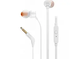 Наушники с микрофоном JBL T110 White (T110WHT)