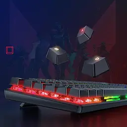 Клавіатура Onikuma ігрова G17 Pro RGB підсвітка 104 клавіші геймерська дротова USB для ПК - мініатюра 3