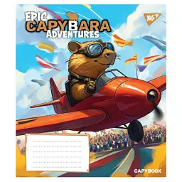 Зошит Yes Epic Capybara А5 12 аркушів лінія (767792), в асортименті - мініатюра 6