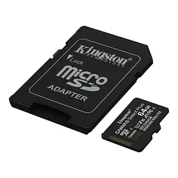 Карта пам'яті microSDXC, 64Gb, Canvas Select Plus Kingston teh0024482 - мініатюра 2