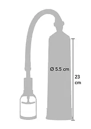 Помпа для пеніса ToyJoy Power Pump, 23 см (блакитний) - мініатюра 3