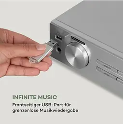 HiFi тюнер Аuna iTuner 320 BT Spotify Connect (10034064) - мініатюра 5