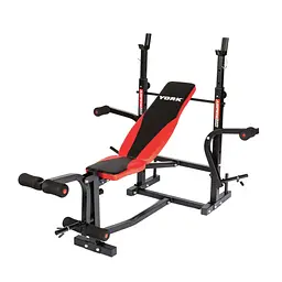 Лавка для жиму York Fitness ASPIRE 220 з стійкою для штанги та партою Скотта - мініатюра 3