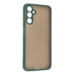 Чехол-накладка для Samsung Galaxy M14 5G (M146), Frosted Matte, зеленый, противоударный чехол с защитой всего корпуса, термополиуретан TPU + поликарбонат PC, ArmorStandart (ARM66722)