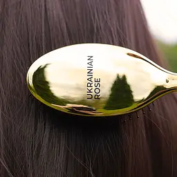 Щітка золотиста в коробці Ukrainian Rose - мініатюра 4