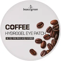 Тонізувальні гідрогелеві патчі з кофеїном 60 шт BeauuGreen Coffee Hydrogel Eye Patch - мініатюра 1