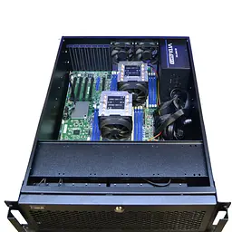 Сервер двопроцесорний Power Up Rack 4U #135 Intel Xeon Platinum 8270 x2/128 GB/SSD 1TB x2 - мініатюра 3