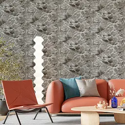 Декоративна 3D панель Sticker Wall самоклейка 700x770x3мм Мармур чорний 061-3 SW-00000691 - мініатюра 5