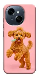 TPU чохол Demsky Happy poodle для TECNO Spark Go 1