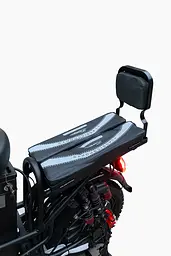 Електровелосипед Minako Monster (2000W, 60V, 36Ah) +Гідравлічні гальма +Розкладний Багажник / сидіння Чорний - мініатюра 5