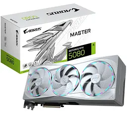 Відеокарта GIGABYTE RTX 5080 16GB AORUS MASTER ICE (GV-N5080AORUSM ICE-16GD) (GDDR7, 256 bit, PCI-E v5.0 x16) - мініатюра 10