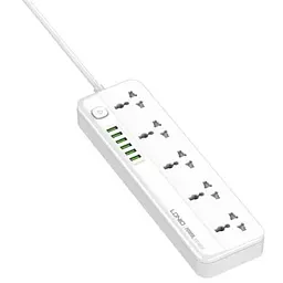 Мережевий фільтр живлення LDNIO (SC5614) 5роз. 3USB 2м (SC5614) - мініатюра 3