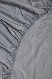 Простирадло на резинці Moon&Star Gray Бязь Gold Люкс 160х190х20 см - мініатюра 2