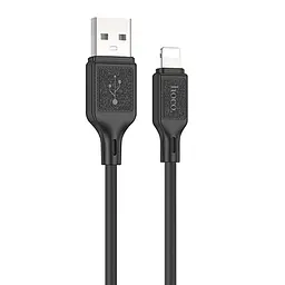 Дата кабель Hoco X90 Cool silicone USB to Lightning (1m) Black
