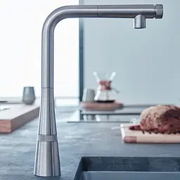 Змішувач для кухні з висувним виливом Grohe Zedra SmartControl 31593DC2, Хром - мініатюра 6