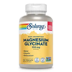 Магній гліцинат для нервової системи та покращення сну, Magnesium Glycinate 350 мг - 120 вкапсул