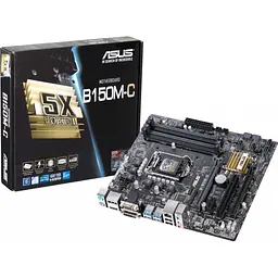 Материнська плата ASUS B150M-C (B150M-C) (Socket 1151, Intel B150, Micro-ATX) Б/в,U1 - мініатюра 6
