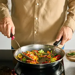 Сковорода Tefal ВОК Emotion+ Power з кришкою 28см (E3411655) - мініатюра 3