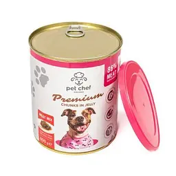 Вологий корм для собак Pet Chef М'ясний мікс 800 г (4820255193649) - мініатюра 3