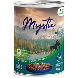 Вологий корм для цуценят Mystic шматочки ягнятини в желе 400 г (609157)