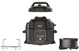 Мультиварка-скороварка Ninja Foodi Health Grill & Air Fry 7-in-1, 6 л (OP300EU) - мініатюра 4