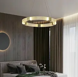 Люстра Round Dome у золотому каркасі Ø 80 см | Line F | Арт. SGA14-800