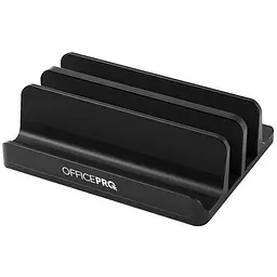 Вертикальна підставка під ноутбук OfficePro LS730B Aluminium alloys Black (LS730B) - мініатюра 2