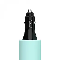 Автомобільне зарядне пристрій SkyDolphin SZ16 PD+QC3.0 (2USB, 3.1A) Чорний (SDAZP-000090) - мініатюра 4