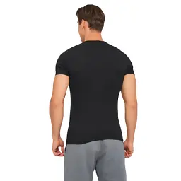 Футболка Kappa T-shirt Mezza Manica Girocollo K1304 Antracite антрацит XXL (8052394813898) - мініатюра 2