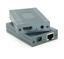 Подовжувач HDMI сигналу через UTP-кабель VEGGIEG VHE60 Extender 60m 1080p, LAN CAT 5E/6A - мініатюра 1