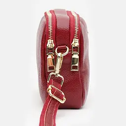 Жіноча шкіряна сумка Borsa Leather K11906r-red - мініатюра 4