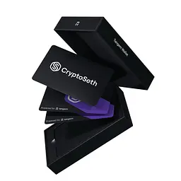 Криптогаманець Tangem 2.0 Crypto Seth Wallet набір з 3 карток Чорний (TG-CRYPTOSETH)