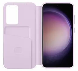 Оригінальний чохол-книжка для Samsung Galaxy S23 (6.1") S-View Clear View Cover Smart EF-ZS911CVEGRU Lilac - мініатюра 3