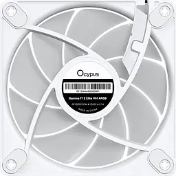 Корпусний вентилятор Ocypus Gamma F12 Elite ARGB Reverse Blade White (Gamma-F12-WH1AM01E-GL) [165789] - мініатюра 7