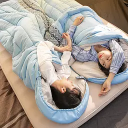 Спальний мішок з капюшоном Naturehike L250 NH21MSD07 (9°C) правий (Сірий) - мініатюра 6