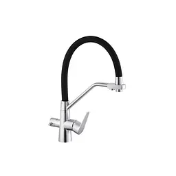 Змішувач для кухні з підключенням до фільтру Kroner KRP Edelstahl Klassisch - ESG03817BLK CV027936 Нержавіюча сталь - мініатюра 4