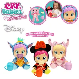 Лялька IMC Cry Babies Любов і турбота Disney Плакса Стіч з аксесуарами 26 см (927377) - мініатюра 11