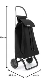 Сумка-візок Rolser Saquet LN 2 Negro (SAQ055-1023) - мініатюра 5